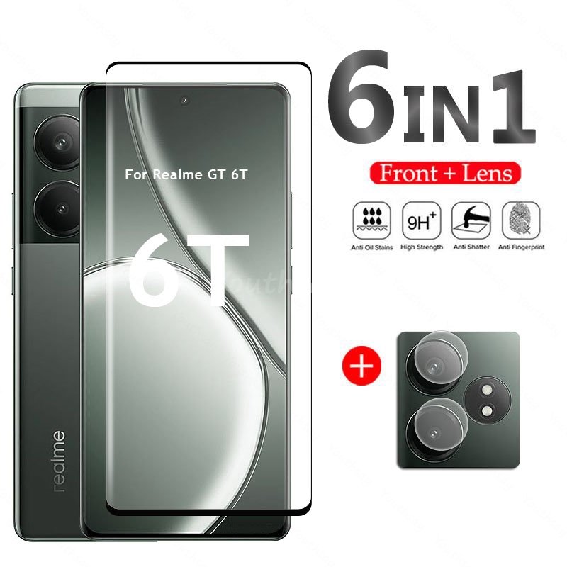 Realme Gt 6 - ل Realme GT 6T الزجاج ثلاثية