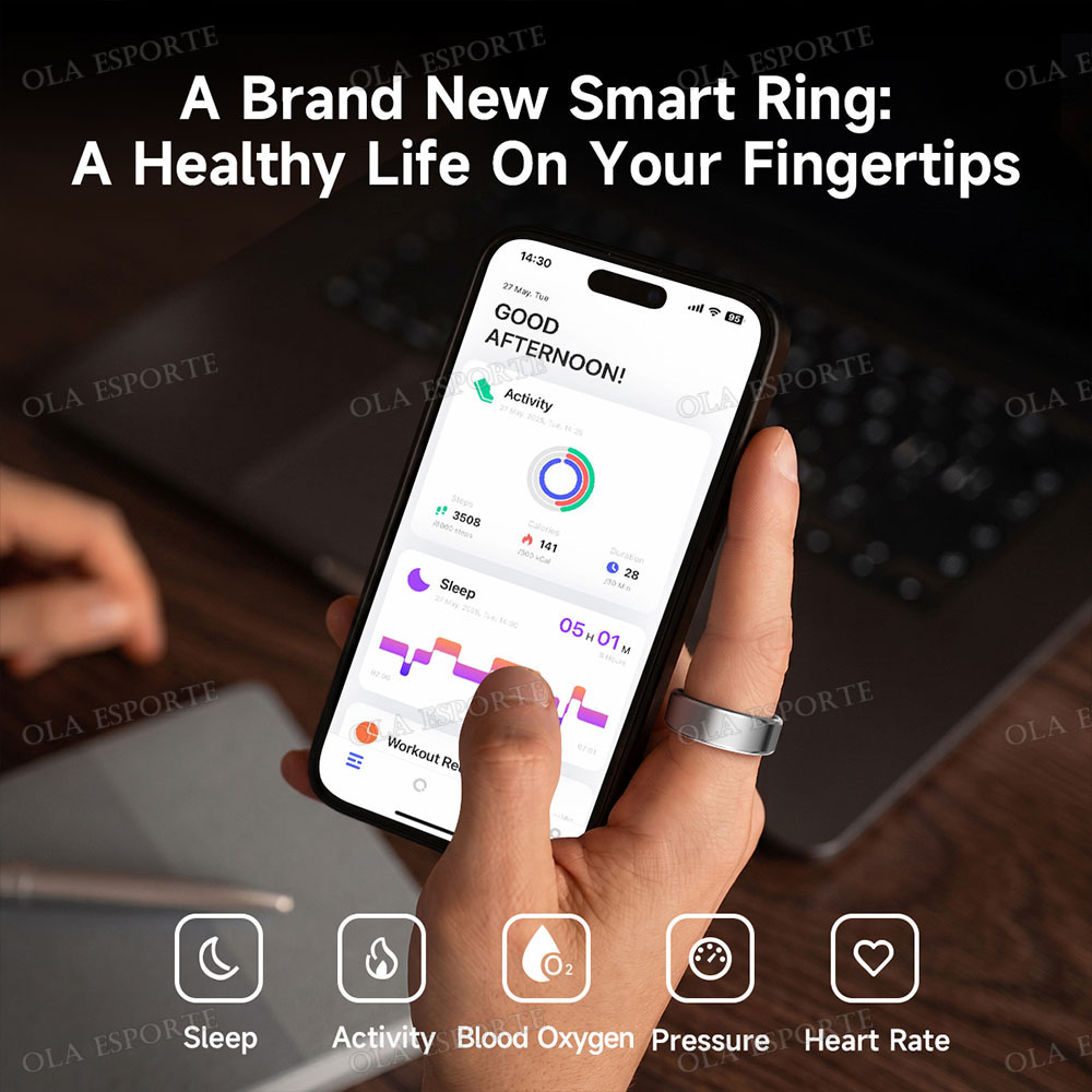 خاتم ذكي R09 للرجال والنساء مع - مراجعة Temperature Ring Skin وسعره