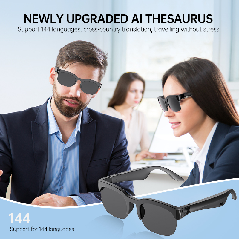 نظارات ذكية بتقنية التوصيل الع - مراجعة Smart Glasses Lens وسعره