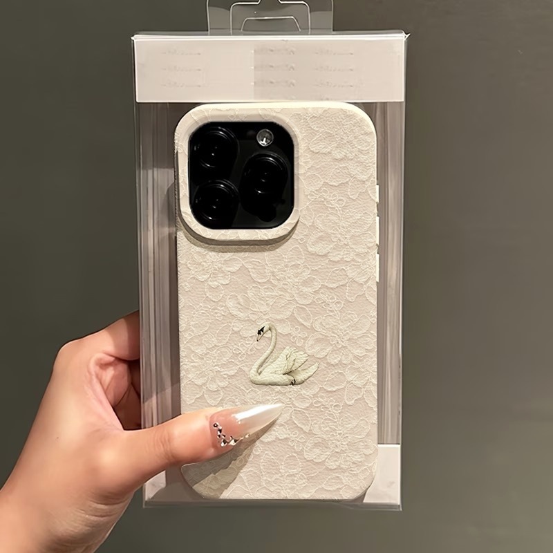 غطاء هاتف بنمط البجع والدانتيل - مراجعة Apple Iphone 15 وسعره