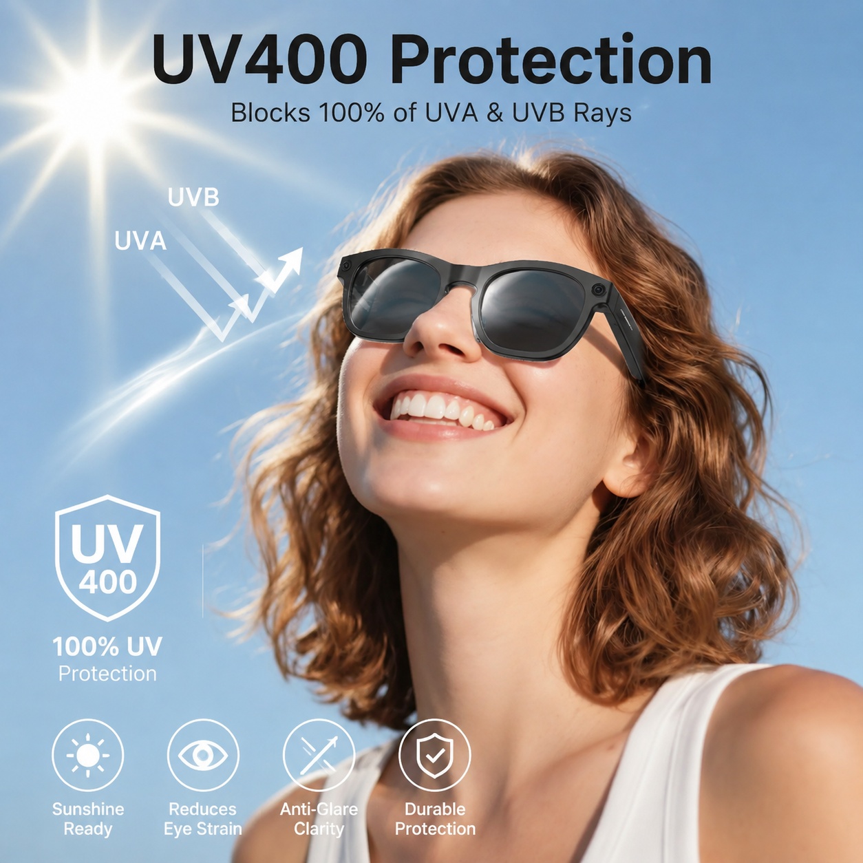 نظارات ذكية بتقنية الذكاء الاص - مراجعة Smart Glasses Lens وسعره